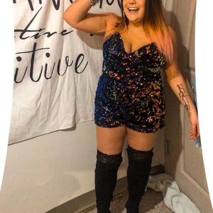 Party Romper - Charlotte Russe